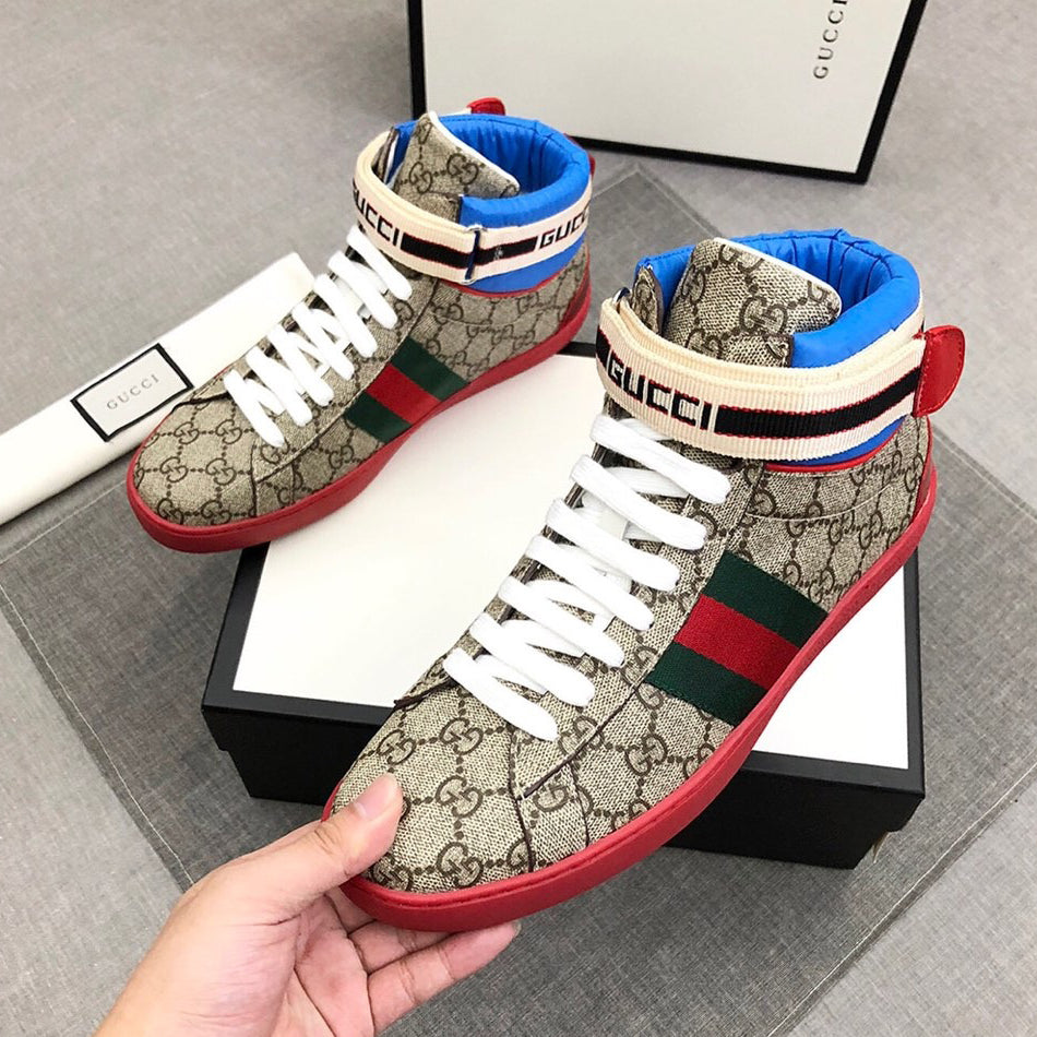 Luxury 2G Retro High Top Casual Shoes 0424082605