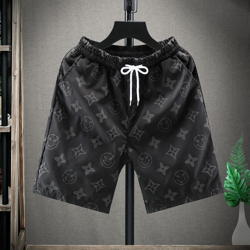 Men's Summer Casual Beach Smile Stars Prints Shorts