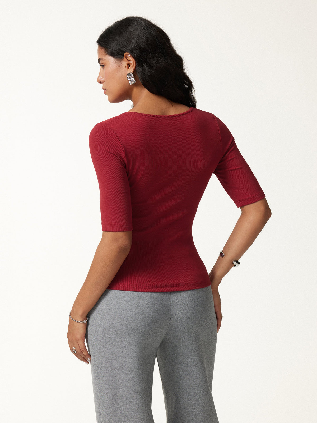Eco-Mousse® Elbow Sleeve Bra Top
