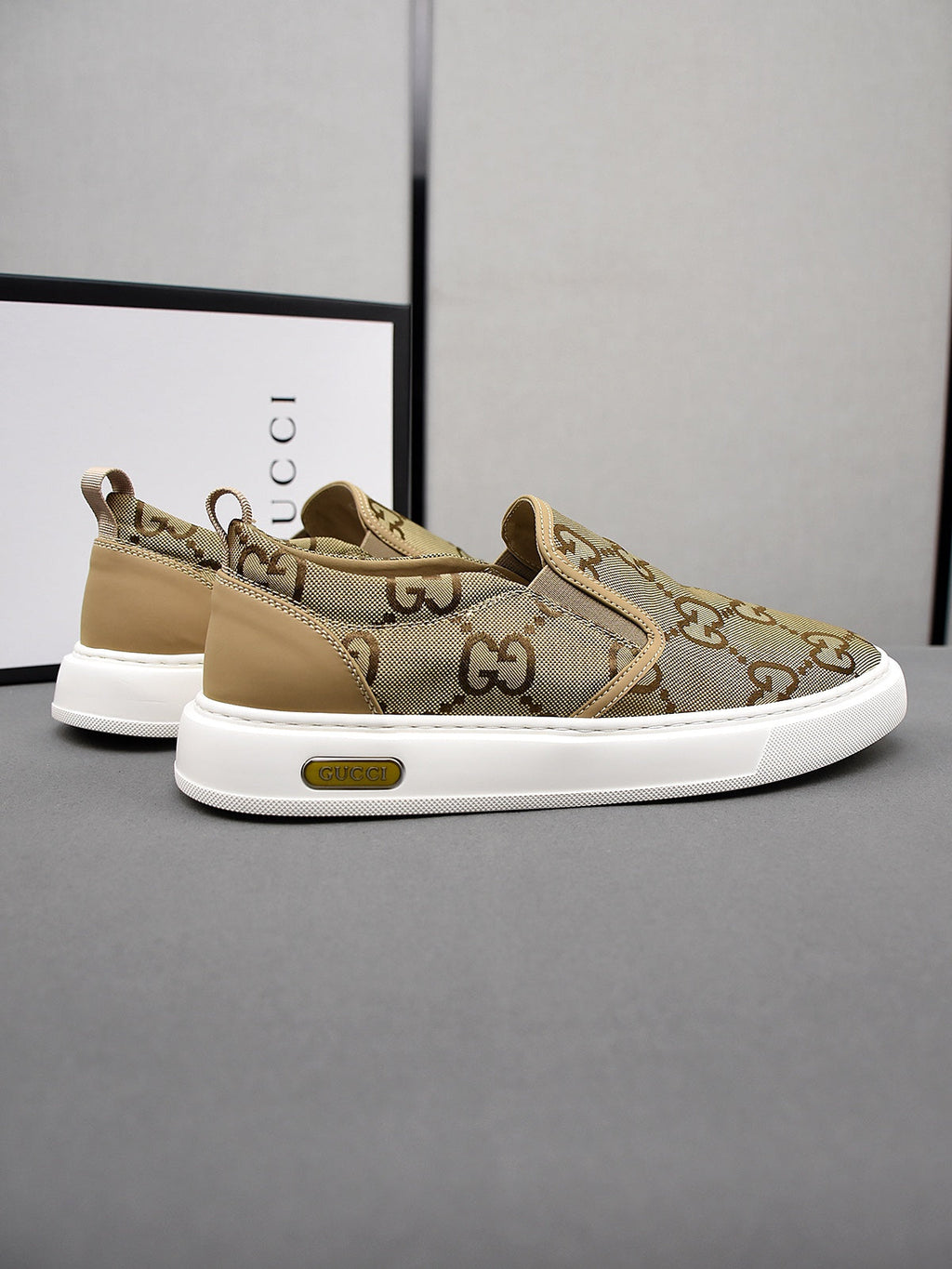 New Classic G Logo Canvas Casual Fashion Slip-on Shoes XC0424040801