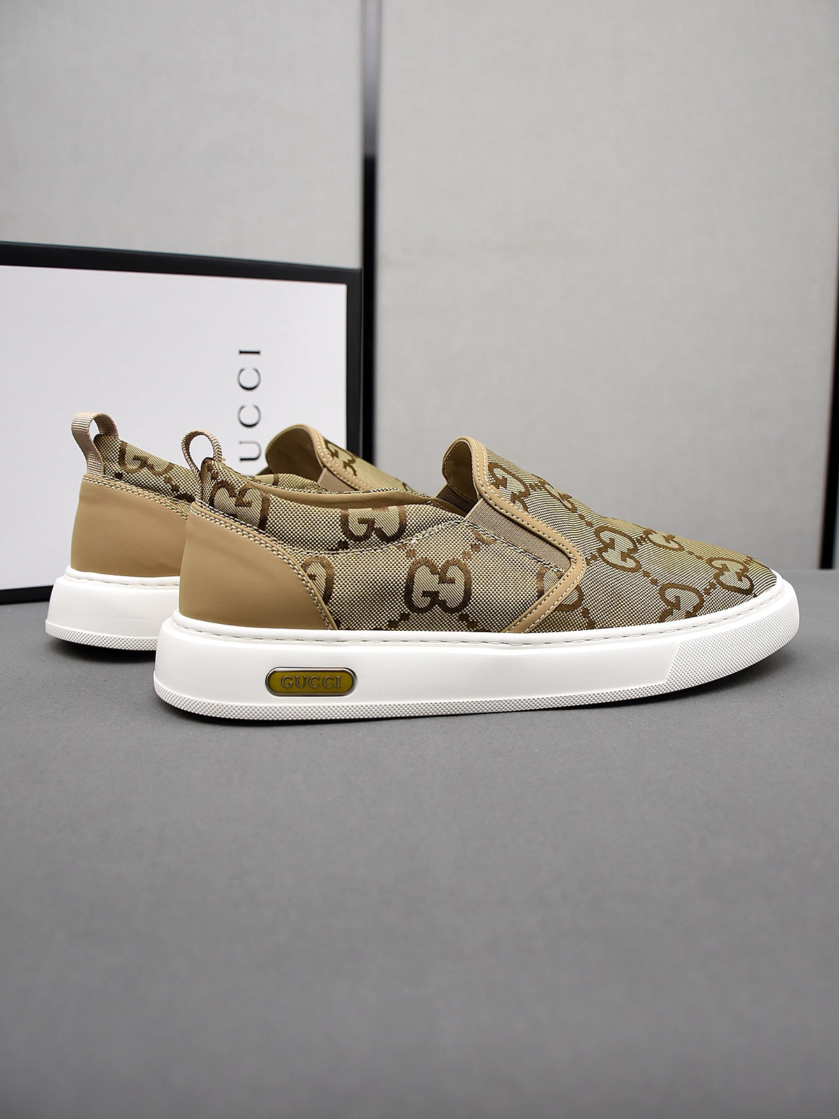 New Classic G Logo Canvas Casual Fashion Slip-on Shoes XC0424040801