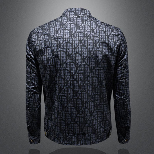 3D-Fashion Printed Denim Jacket 3D-1023080305