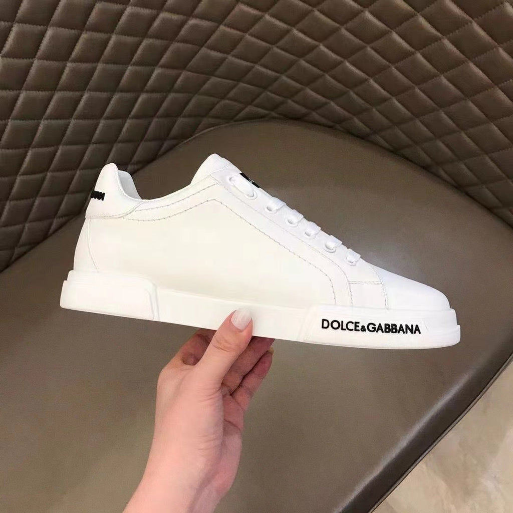 New fashion white and black dg sneakers