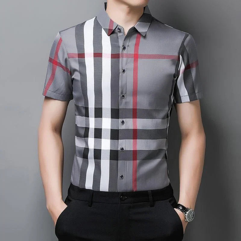 New Men's Business Casual Polo Shirt 1024050702