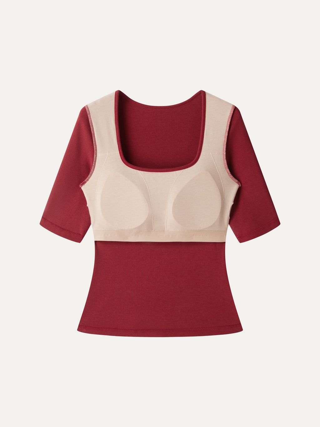 Eco-Mousse® Elbow Sleeve Bra Top