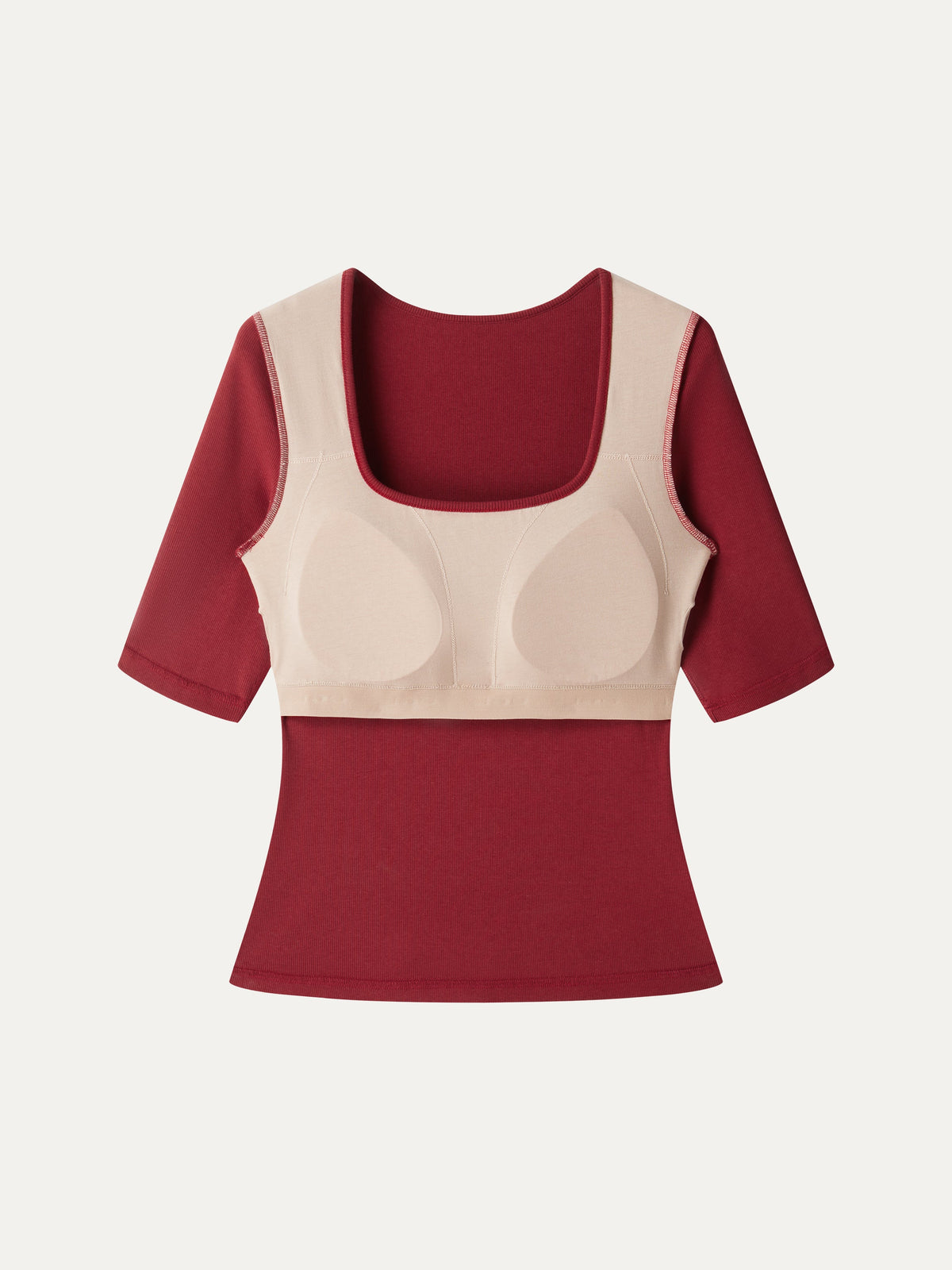 Eco-Mousse® Elbow Sleeve Bra Top