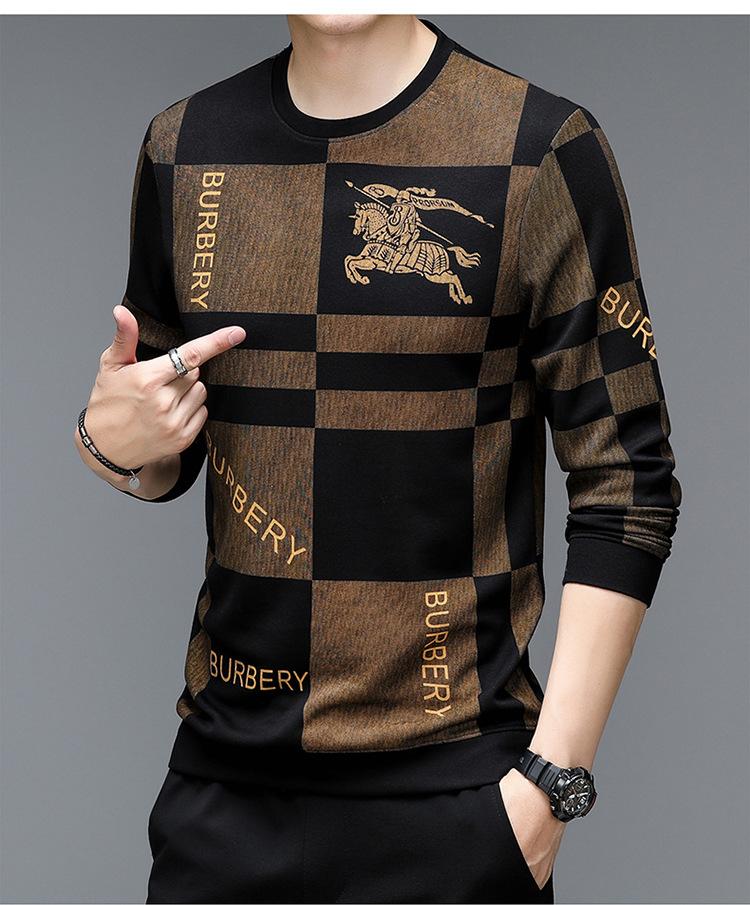 New Fashion Long Sleeved Underlay Men's Sweater 1023121801