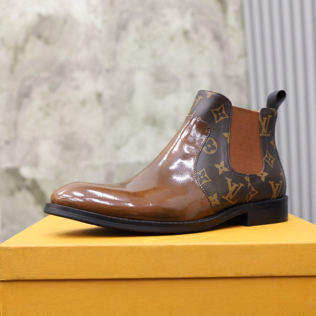 logo Classic Men's and Women's Luxury Chelsea Boots