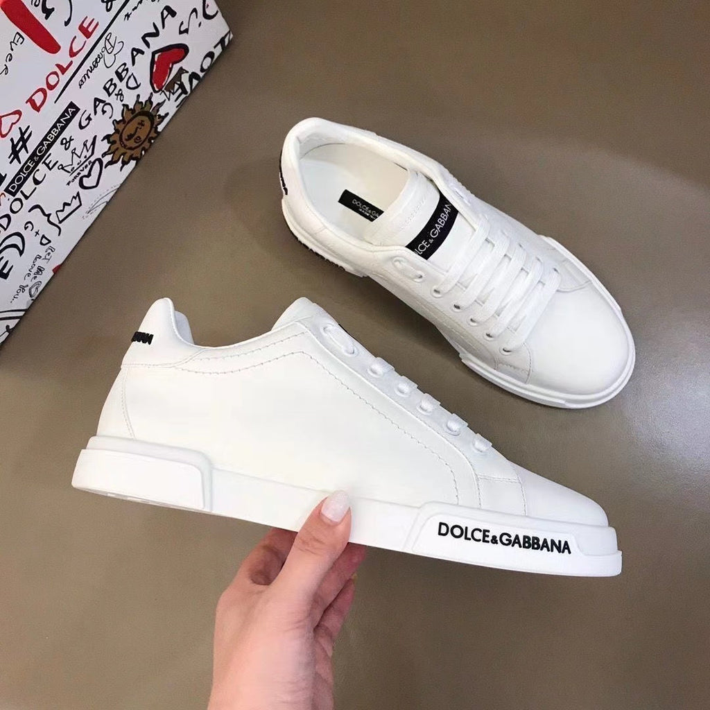 New fashion white and black dg sneakers
