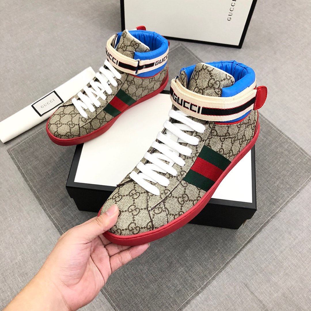 Luxury 2G Retro High Top Casual Shoes 0424082605