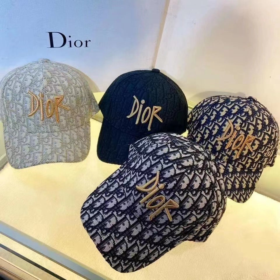 Explosive trendy brand D letter presbyopia embroidery baseball cap all-match cap
