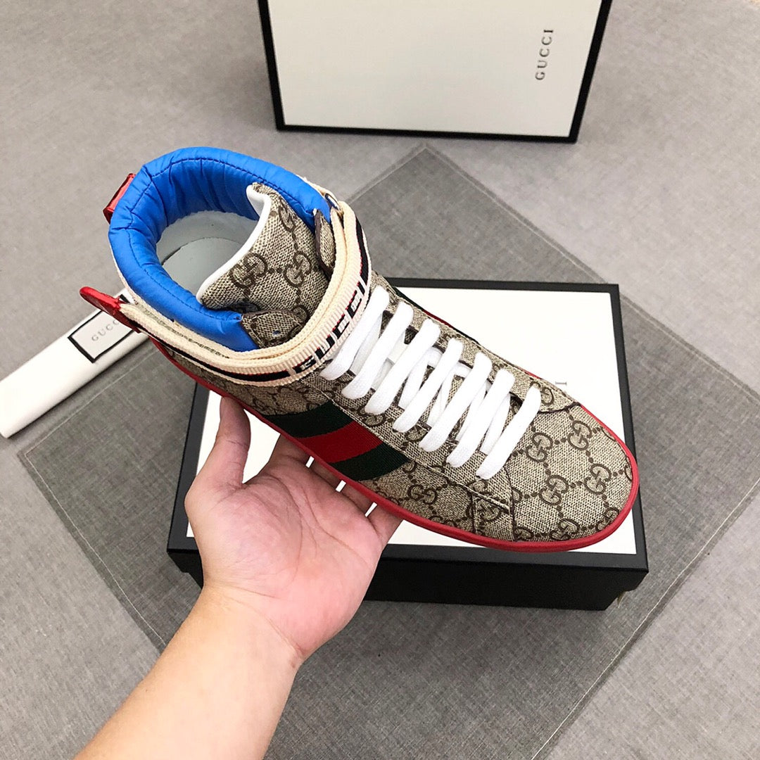 Luxury 2G Retro High Top Casual Shoes 0424082605