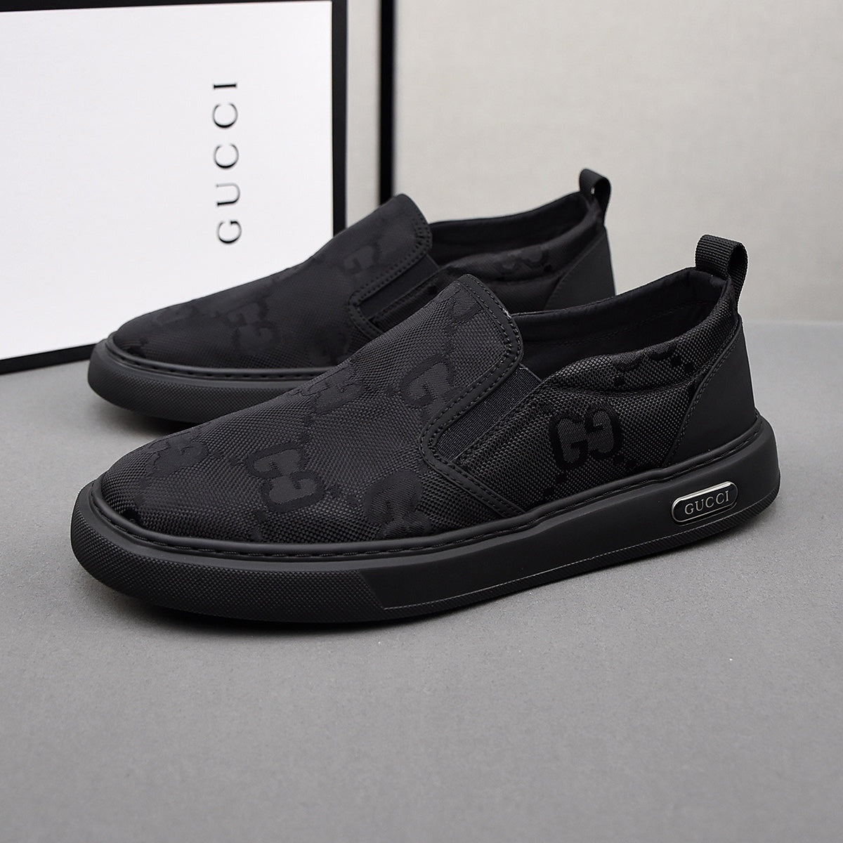 New Classic G Logo Canvas Casual Fashion Slip-on Shoes XC0424040801