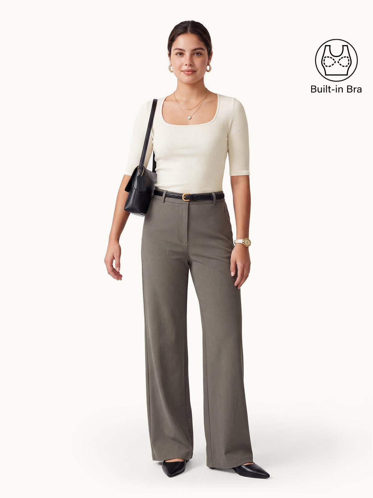 Eco-Mousse® Elbow Sleeve Bra Top