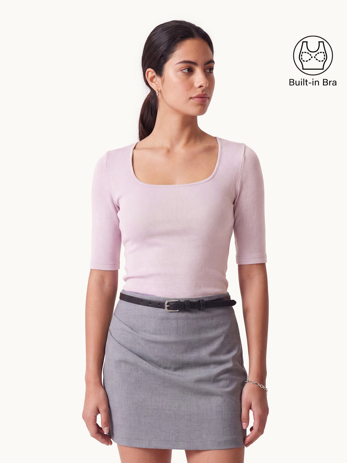 Eco-Mousse® Elbow Sleeve Bra Top