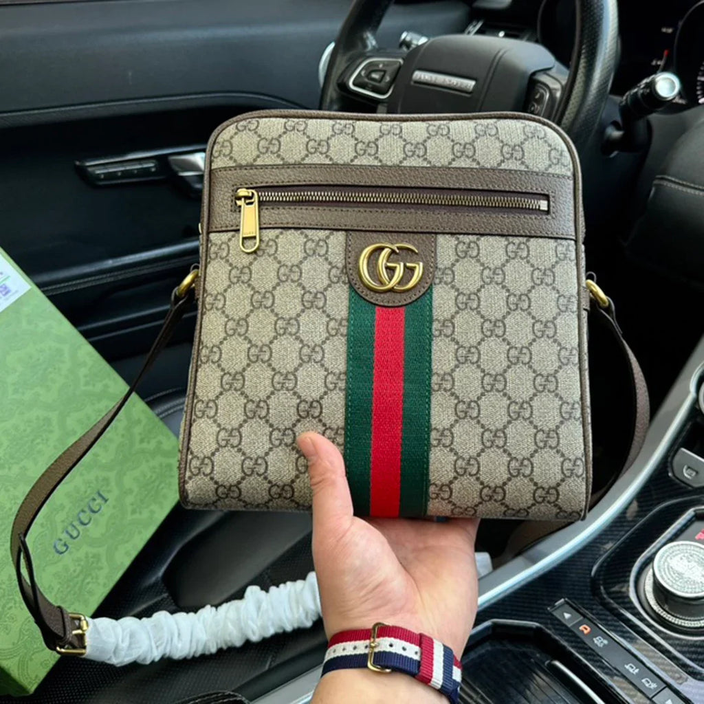 New style trendy genuine leather men's crossbody bag 10240223TJ23