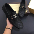 Black men's luxury loafers