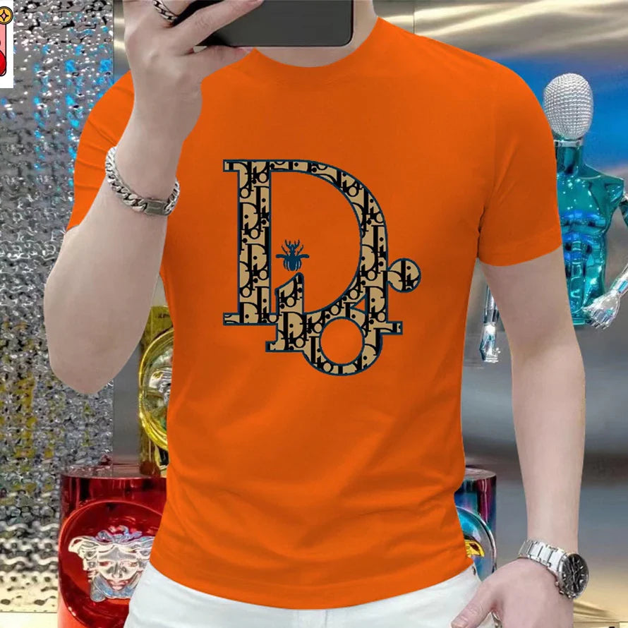 Men's casual short sleeved t-shirt 1025032122