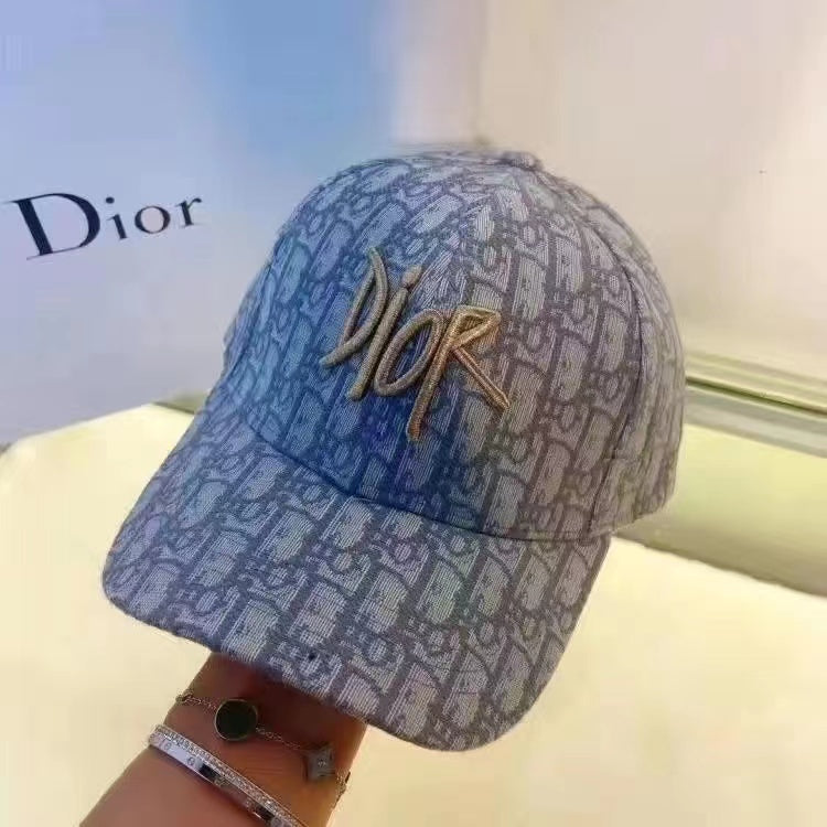 Explosive trendy brand D letter presbyopia embroidery baseball cap all-match cap