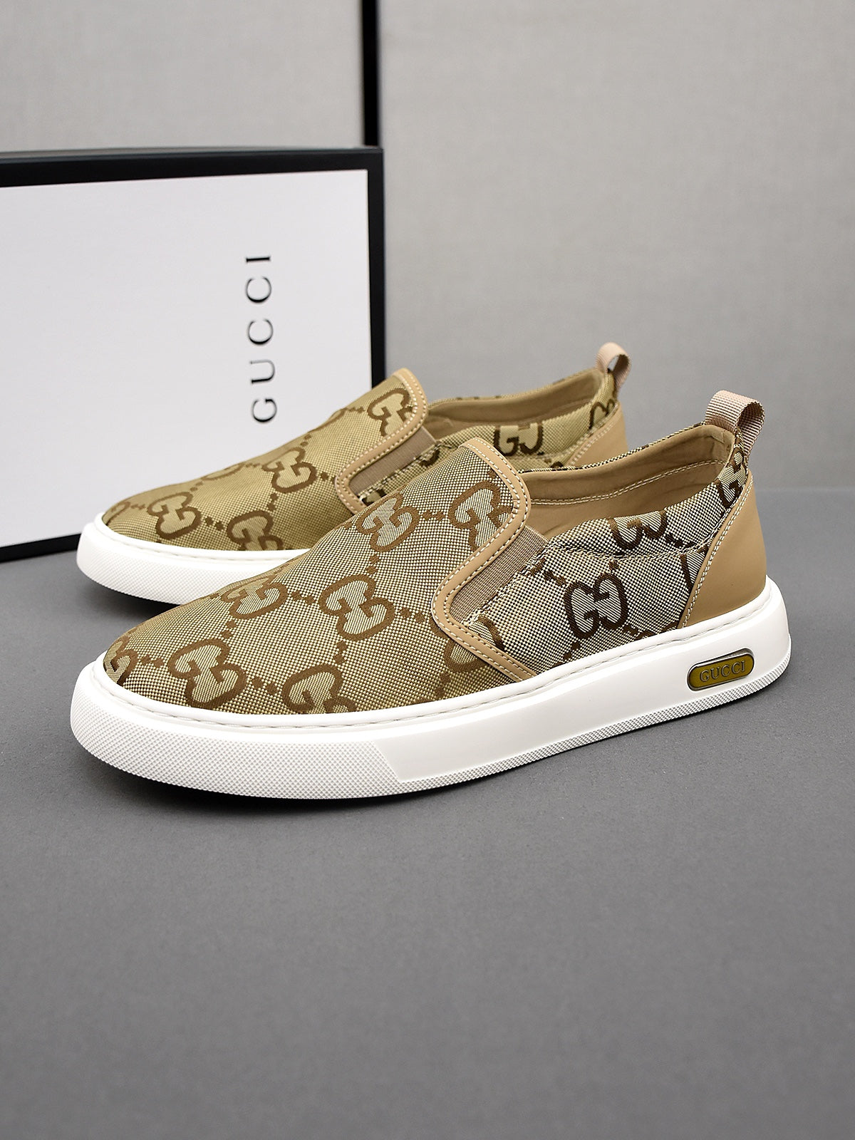 New Classic G Logo Canvas Casual Fashion Slip-on Shoes XC0424040801