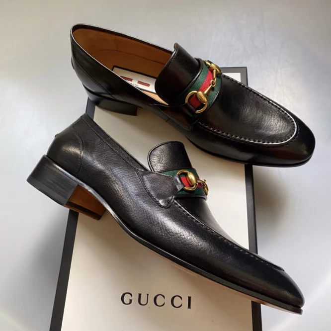 Fashion Loafers Leather Embossed Leather Shoes ZZL0223091501