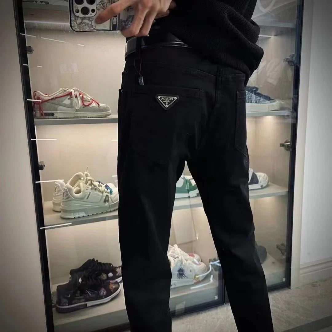 Spring And Summer New Triangle Standard Jeans 1024060608