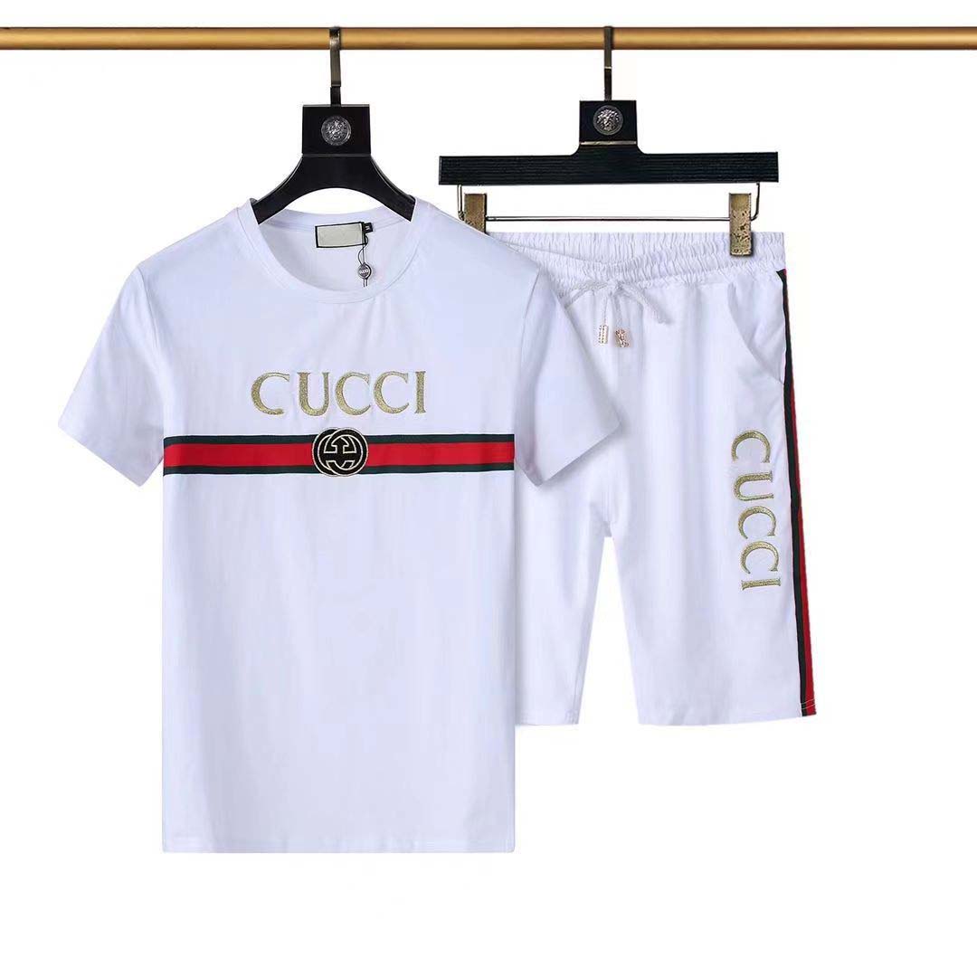 Summer classic casual fashion men's and women's short-sleeved suits