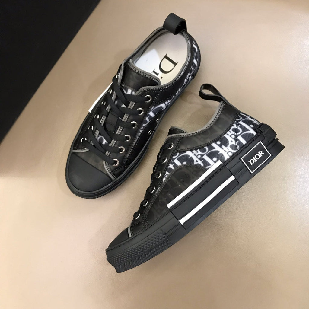 B21 Black Low-top Canvas Sneakers