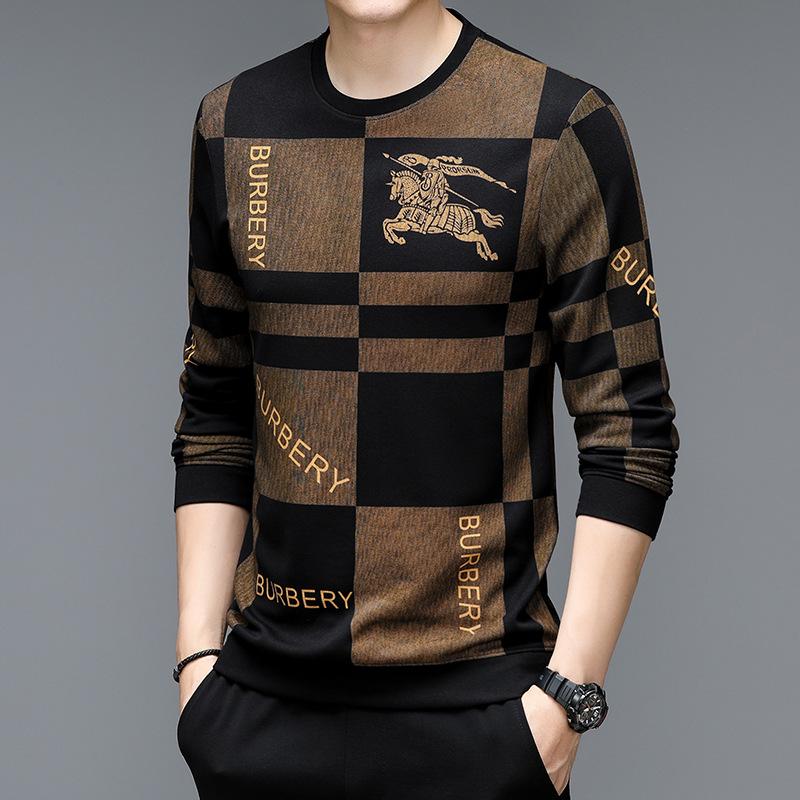 New Fashion Long Sleeved Underlay Men's Sweater 1023121801