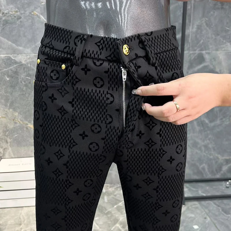 L&G fashionable all-match slim fit trousers