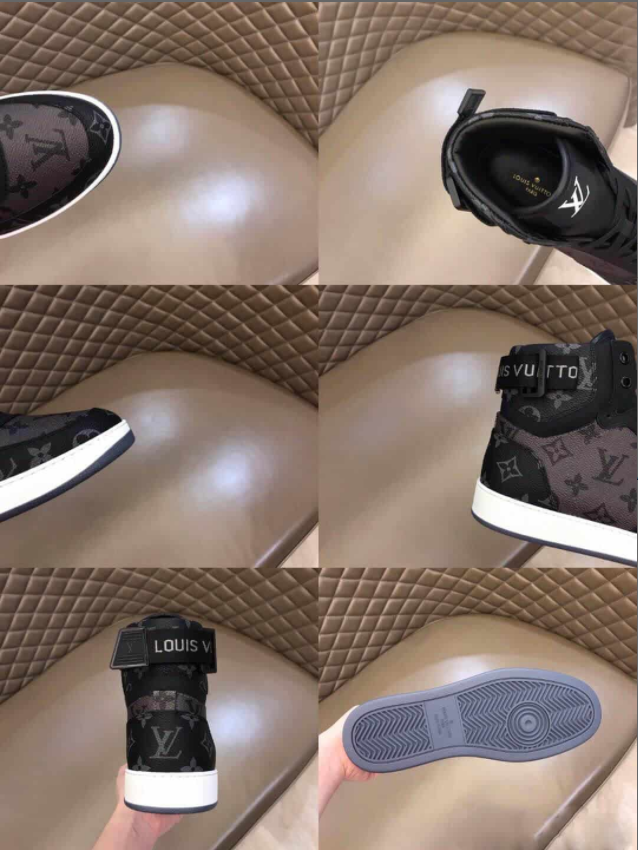 High-top fashion sneakers