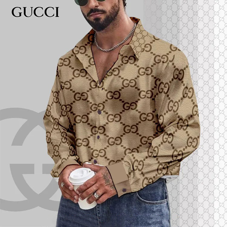 G Long Sleeve Button Shirt  0425031414