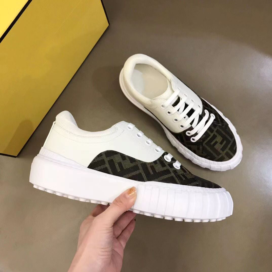 New F Logo Trend Platform Men's Sneakers