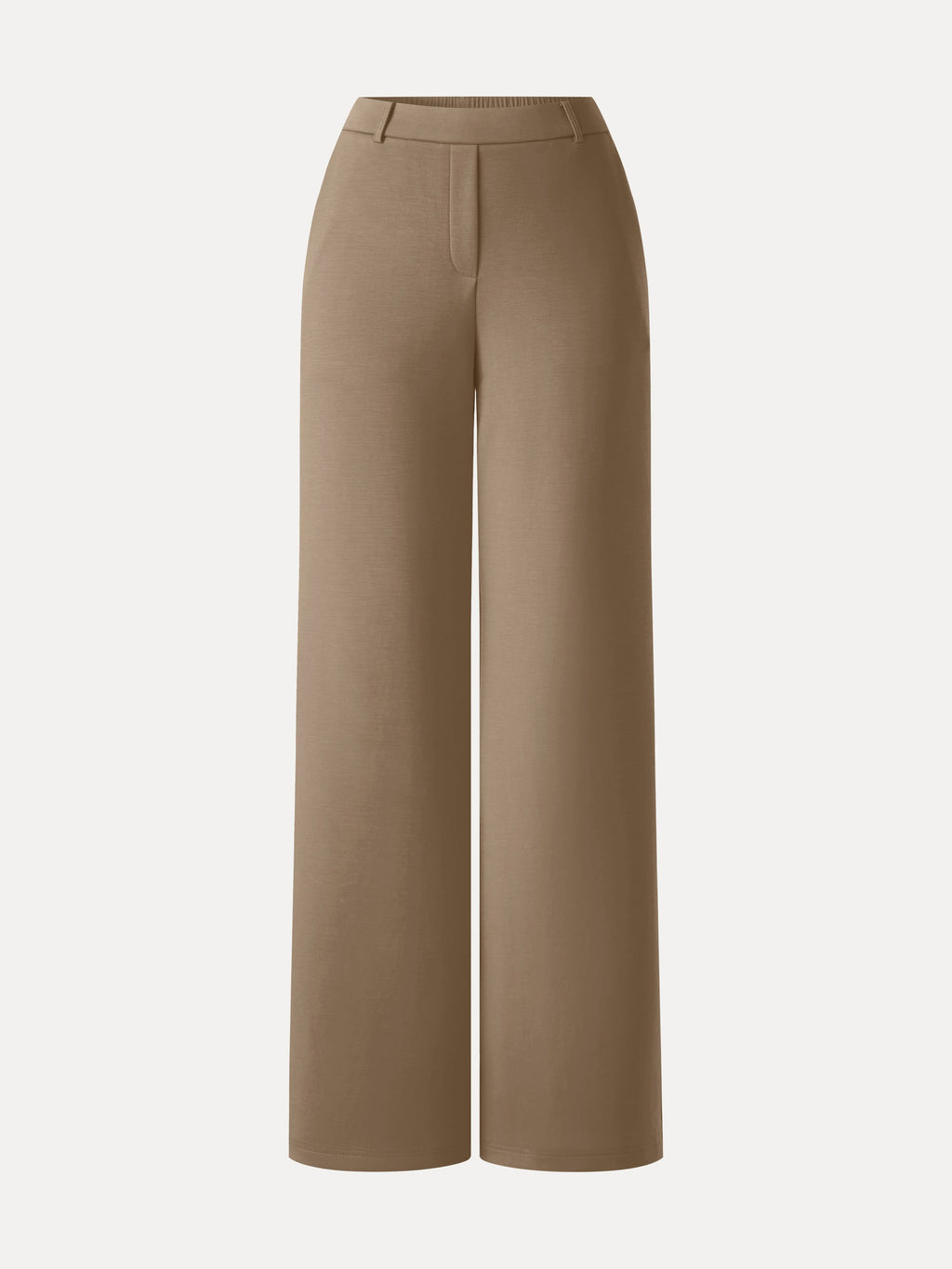 TravelEase Lyocell Spacer High-Rise Wide Leg Pants with Pockets